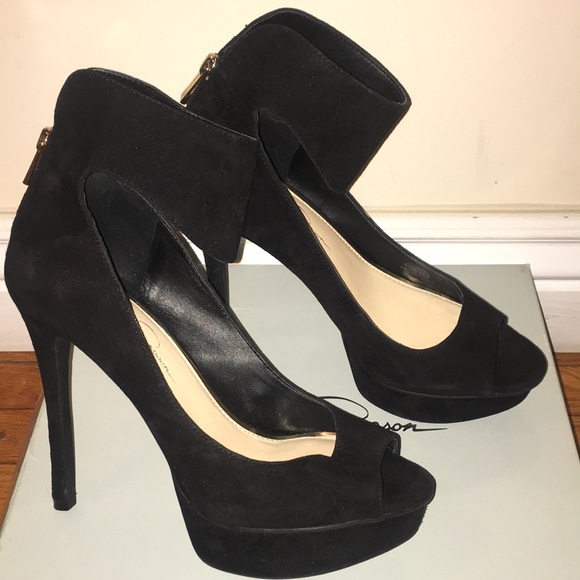 Jessica Simpson Shoes - Sale🌟Jessica Simpson suede peep toe Stilettos👠